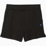M.A.D Mavericks OFFICIAL ONLINE STORE <span class="pdp-name-mascot">Crieve Hall Youth Athletic Association Mad Mavericks</span> District Women's Perfect Tri-Fleece Shorts Front Thumbnail
