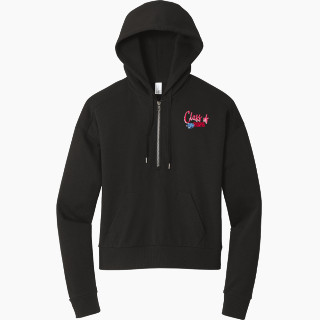 District Women's Tri Fleece 1/2 Zip Pullover