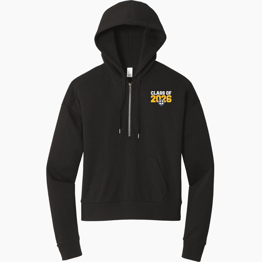 Notre Dame Academy Eagles <span class="pdp-name-mascot">Notre Dame Academy Eagles</span> District Women's Tri Fleece 1/2 Zip Pullover