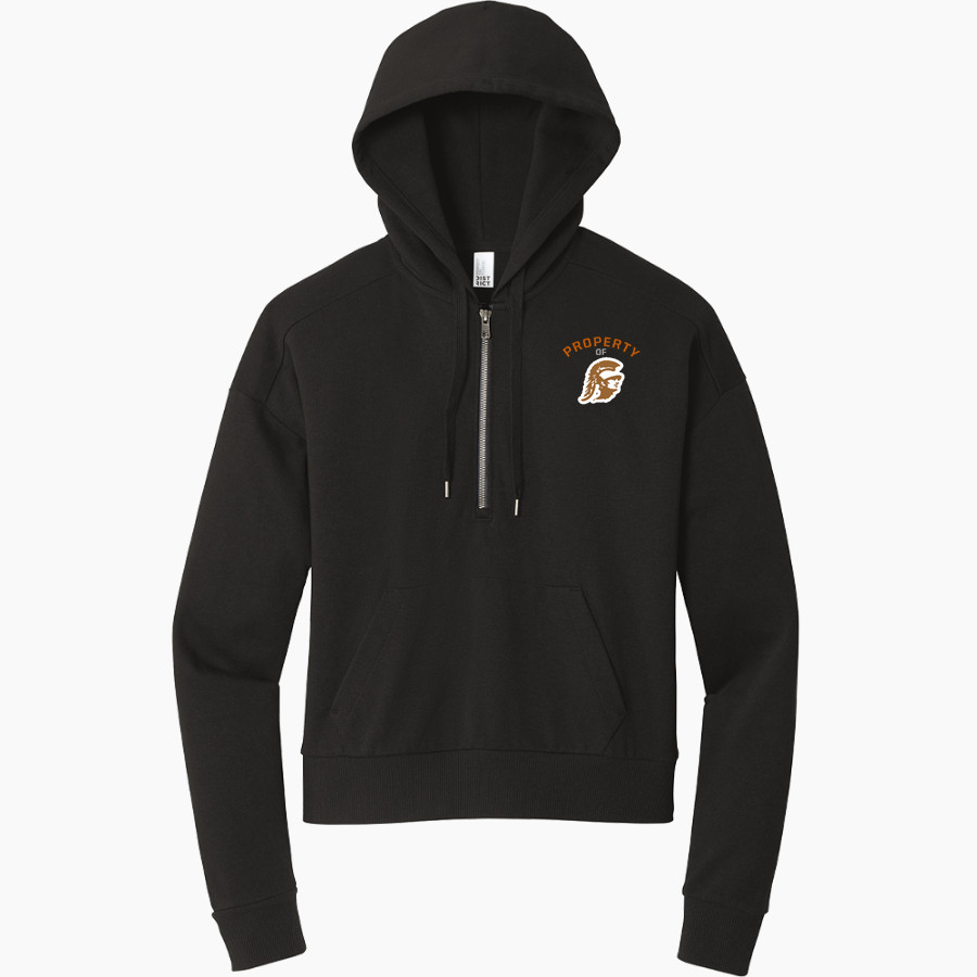 A C JONES HIGH SCHOOL TROJANS <span class="pdp-name-mascot">A C JONES TROJANS</span> District Women's Tri Fleece 1/2 Zip Pullover