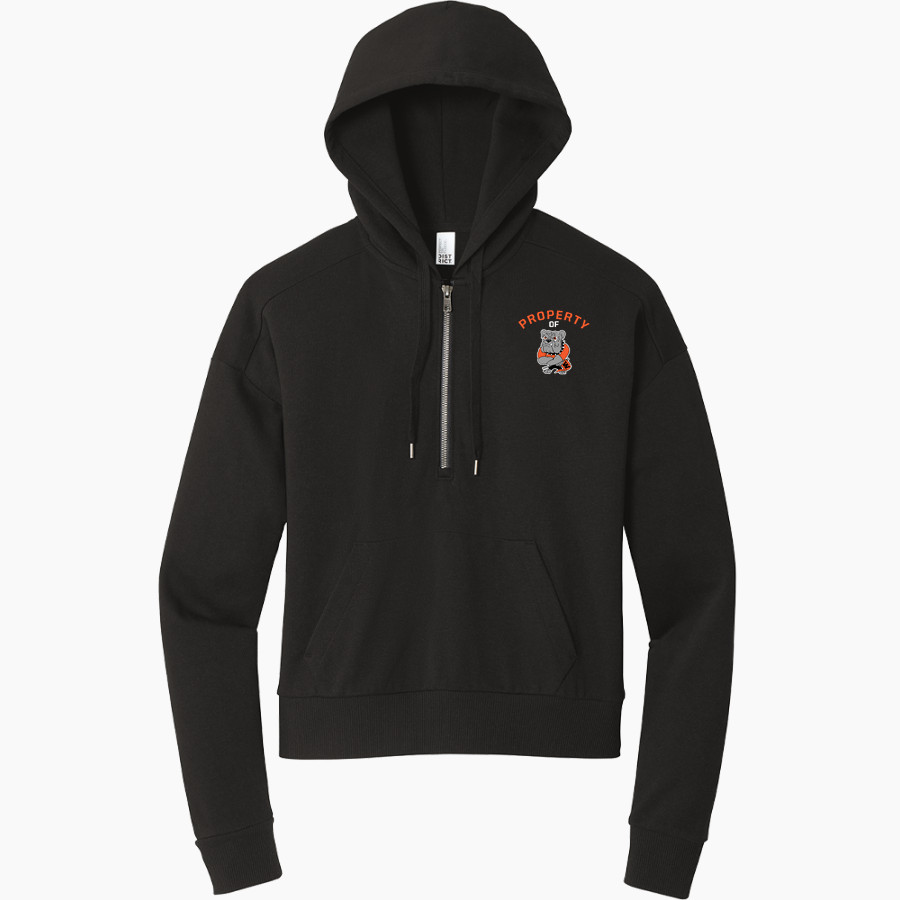 WATERLOO HIGH SCHOOL BULLDOGS <span class="pdp-name-mascot">WATERLOO BULLDOGS</span> District Women's Tri Fleece 1/2 Zip Pullover