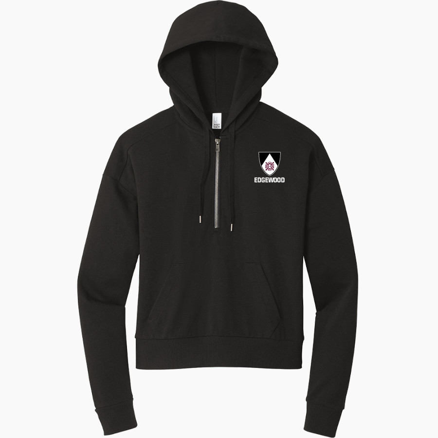 EDGEWOOD CRUSADERS The Official Online Store District Women's Tri Fleece 1/2 Zip Pullover