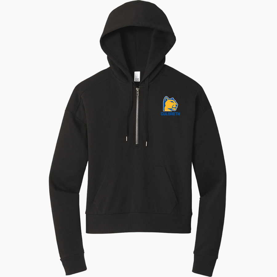 CULBRETH Cougars District Women's Tri Fleece 1/2 Zip Pullover