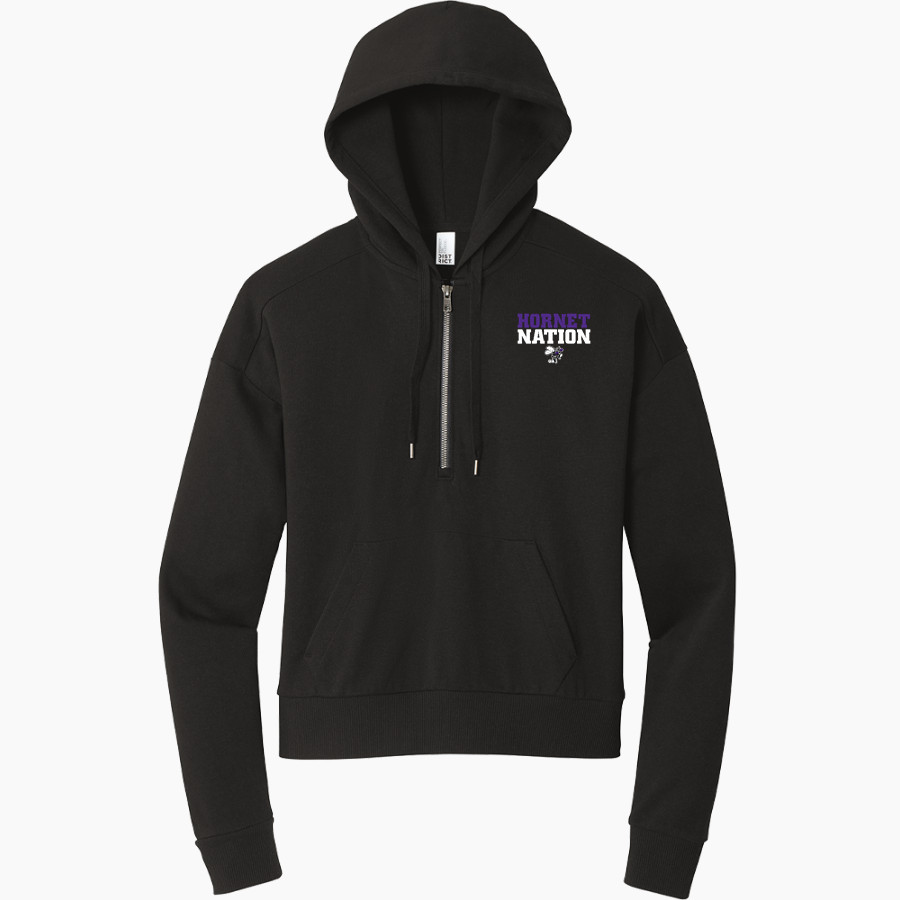 LORENZO HIGH SCHOOL HORNETS <span class="pdp-name-mascot">LORENZO HORNETS</span> District Women's Tri Fleece 1/2 Zip Pullover