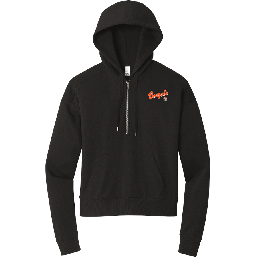 Plainfield East Bengals <span class="pdp-name-mascot">Plainfield East</span> District Women's Tri Fleece 1/2 Zip Pullover