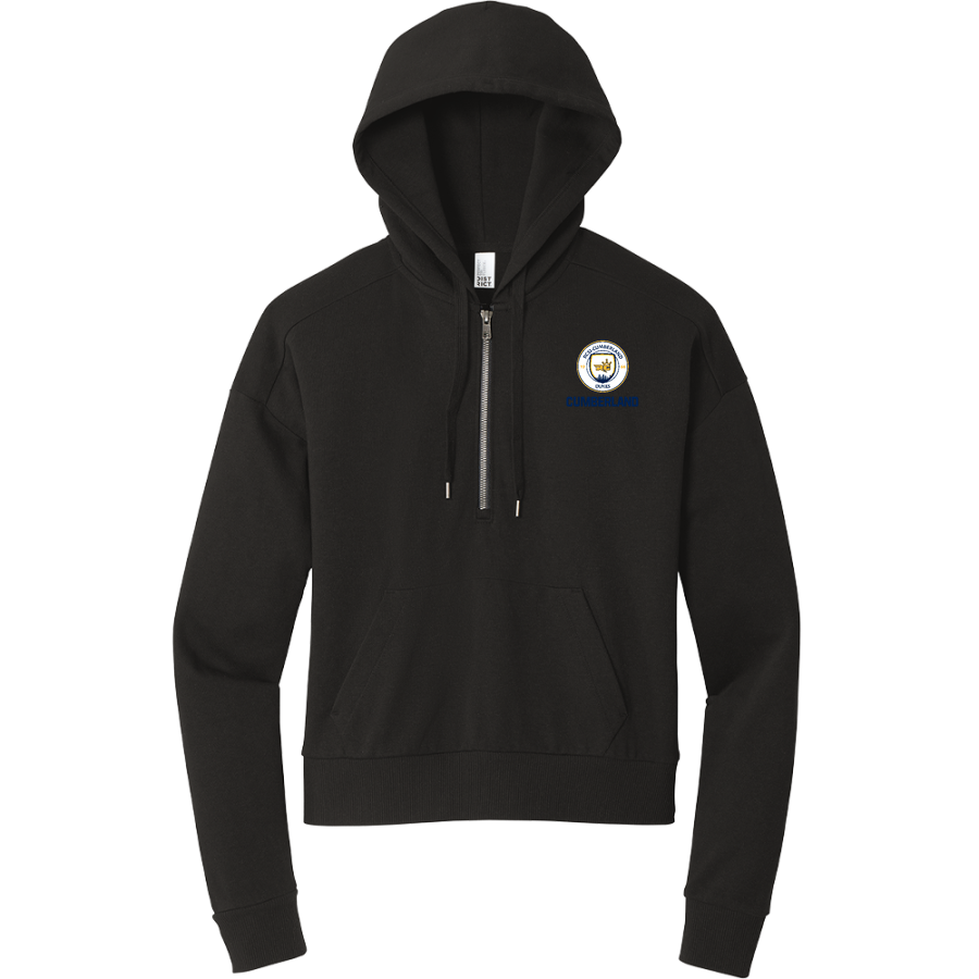 Cumberland <span class="pdp-name-mascot">ROWAN COLLEGE OF SOUTH JERSEY</span> District Women's Tri Fleece 1/2 Zip Pullover