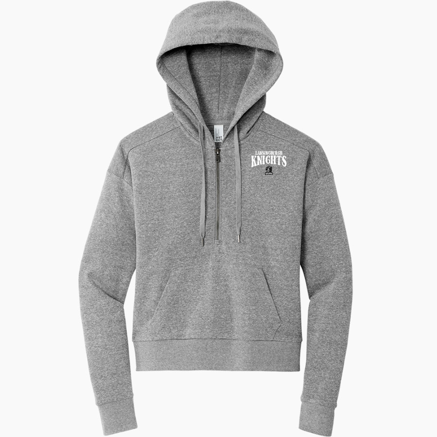 Lansingburgh Knights The Official Online Store <span class="pdp-name-mascot">Lansingburgh Knights</span> District Women's Tri Fleece 1/2 Zip Pullover