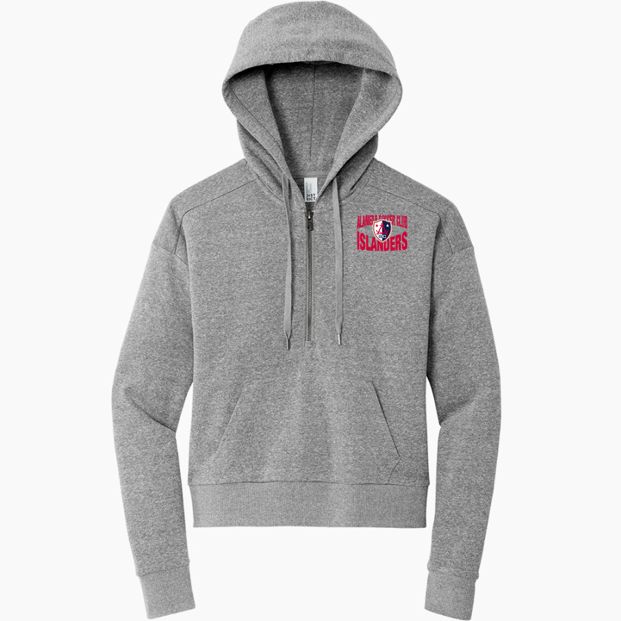 Alameda Soccer Club Islanders <span class="pdp-name-mascot">Alameda Soccer Club Islanders</span> District Women's Tri Fleece 1/2 Zip Pullover