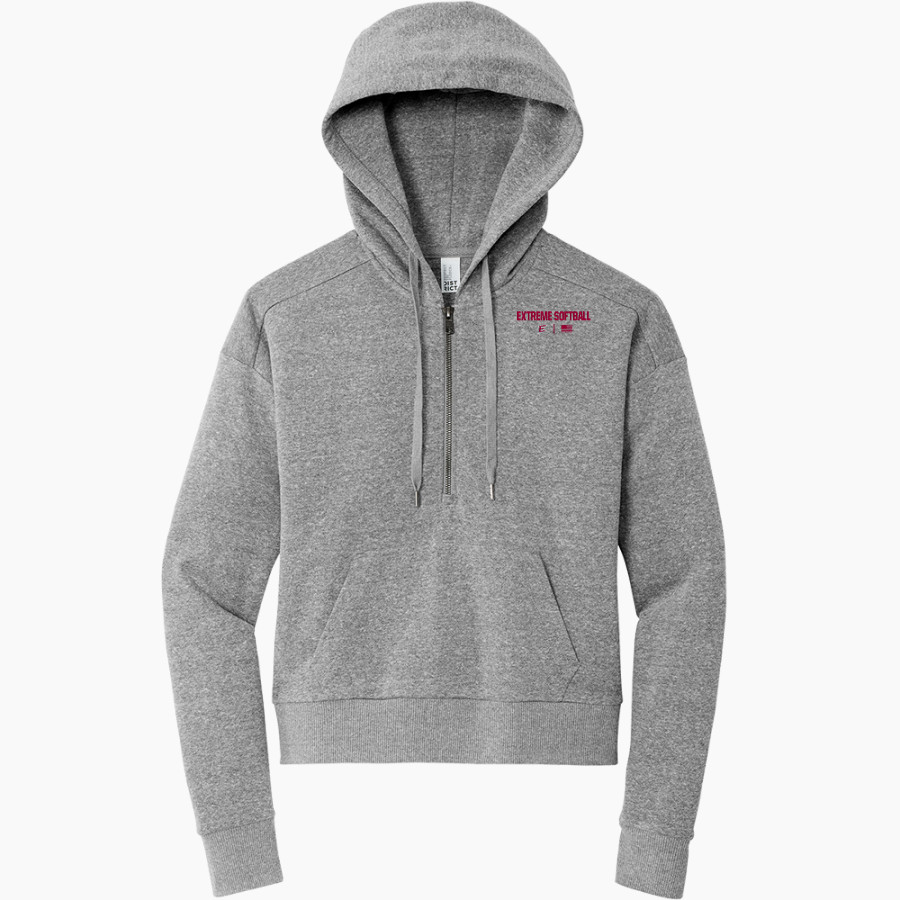 EXTREME SOFTBALL EXTREME SOFTBALL District Women's Tri Fleece 1/2 Zip Pullover