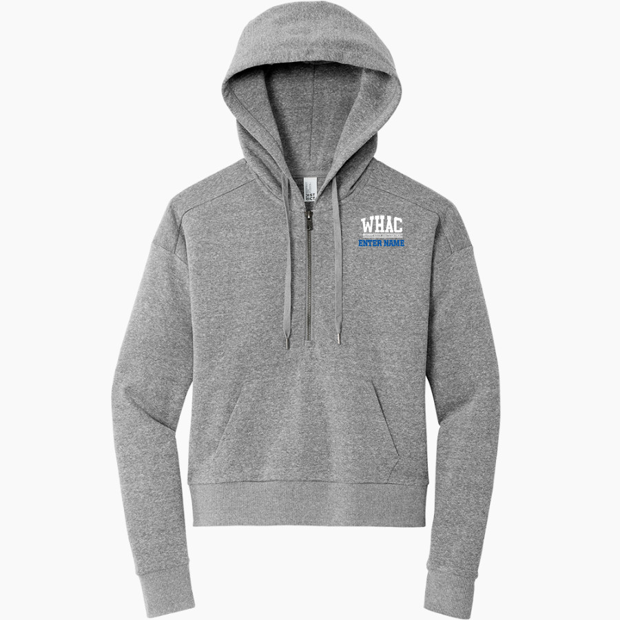 WOLVERINE-HOOSIER ATHLETIC CONFERENCE <span class="pdp-name-mascot">WOLVERINE-HOOSIER ATHLETIC CONFERENCE</span> District Women's Tri Fleece 1/2 Zip Pullover