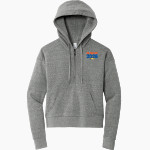 Tenniswood Tigers <span class="pdp-name-mascot">Tenniswood Elementary School Tigers</span> District Women's Tri Fleece 1/2 Zip Pullover Front Thumbnail