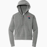 Zachary Broncos <span class="pdp-name-mascot">Zachary Broncos</span> District Women's Tri Fleece 1/2 Zip Pullover Front Thumbnail