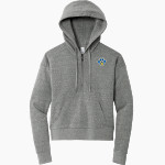 Mercy High School Tigers Online Store <span class="pdp-name-mascot">Mercy Tigers</span> District Women's Tri Fleece 1/2 Zip Pullover Front Thumbnail
