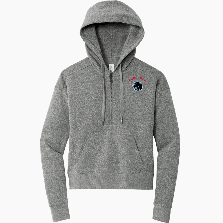 Zachary Broncos <span class="pdp-name-mascot">Zachary Broncos</span> District Women's Tri Fleece 1/2 Zip Pullover