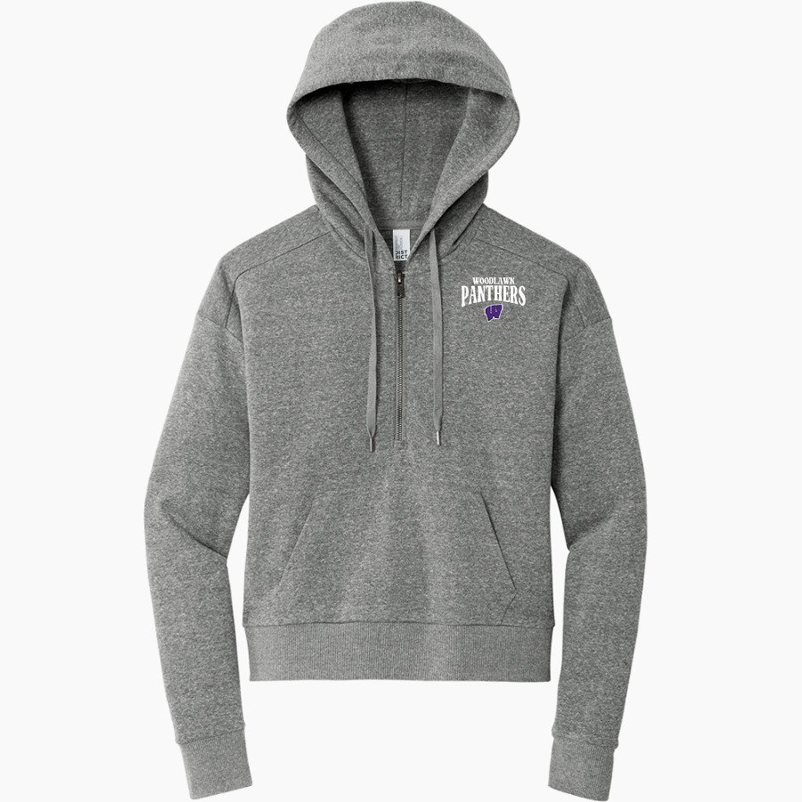 Woodlawn Panthers District Women's Tri Fleece 1/2 Zip Pullover