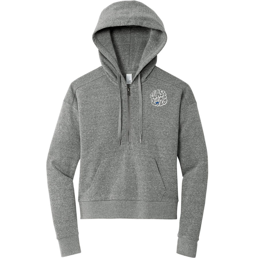 Merrill Bluejays <span class="pdp-name-mascot">Merrill Bluejays</span> District Women's Tri Fleece 1/2 Zip Pullover
