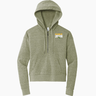 District Women's Tri Fleece 1/2 Zip Pullover