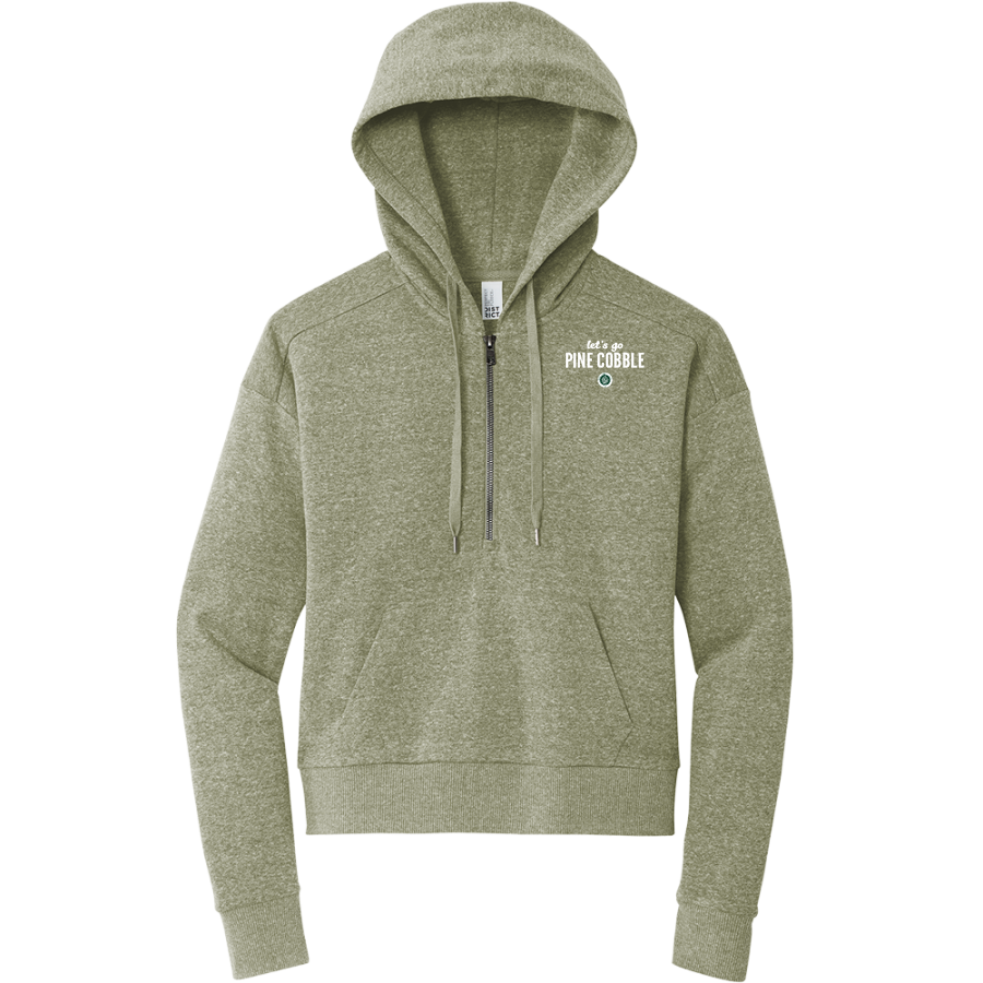 Pine Cobble Pine Cobble <span class="pdp-name-mascot">Pine Cobble</span> District Women's Tri Fleece 1/2 Zip Pullover