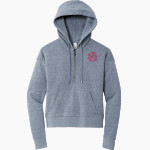 Marion Patriots <span class="pdp-name-mascot">Marion High School Patriots</span> District Women's Tri Fleece 1/2 Zip Pullover Front Thumbnail