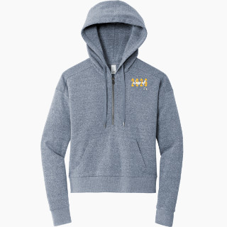 District Women's Tri Fleece 1/2 Zip Pullover