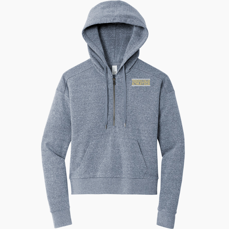 Toccoa Falls EAGLES <span class="pdp-name-mascot">TOCCOA FALLS COLLEGE EAGLES</span> District Women's Tri Fleece 1/2 Zip Pullover