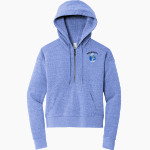 OCRACOKE SCHOOL DOLPHINS <span class="pdp-name-mascot">OCRACOKE DOLPHINS</span> District Women's Tri Fleece 1/2 Zip Pullover Front Thumbnail