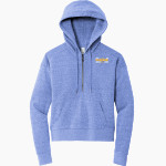 Widener University Pride Online Store District Women's Tri Fleece 1/2 Zip Pullover Front Thumbnail