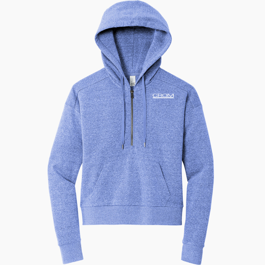CROM 0 District Women's Tri Fleece 1/2 Zip Pullover