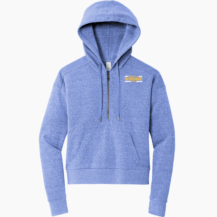 Widener University Pride Online Store District Women's Tri Fleece 1/2 Zip Pullover