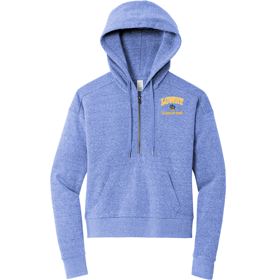 LOWRY HIGH SCHOOL BUCKAROOS <span class="pdp-name-mascot">LOWRY BUCKAROOS</span> District Women's Tri Fleece 1/2 Zip Pullover
