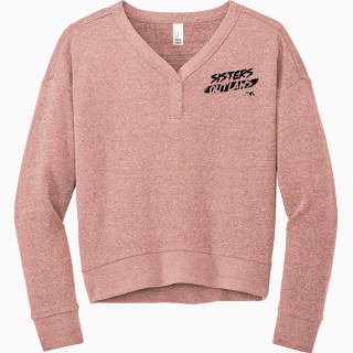 District Women's Perfect Tri Fleece V-Neck Sweatshirt