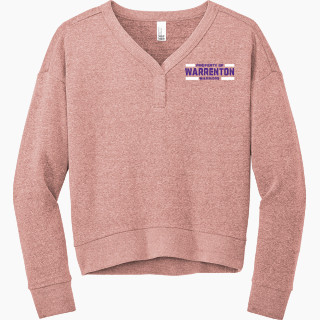 District Women's Perfect Tri Fleece V-Neck Sweatshirt