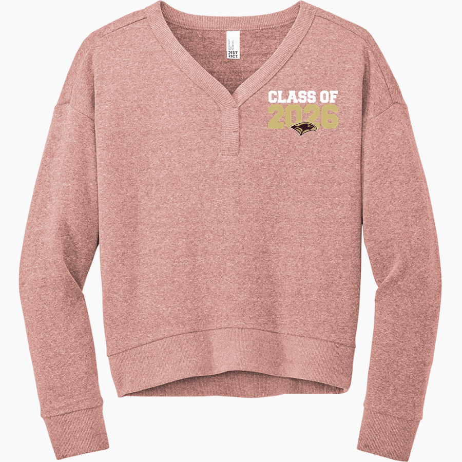 Scotts Valley Falcons District Women's Perfect Tri Fleece V-Neck Sweatshirt