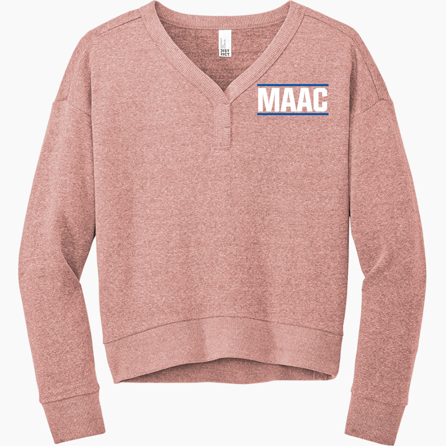 MAAC MAAC District Women's Perfect Tri Fleece V-Neck Sweatshirt