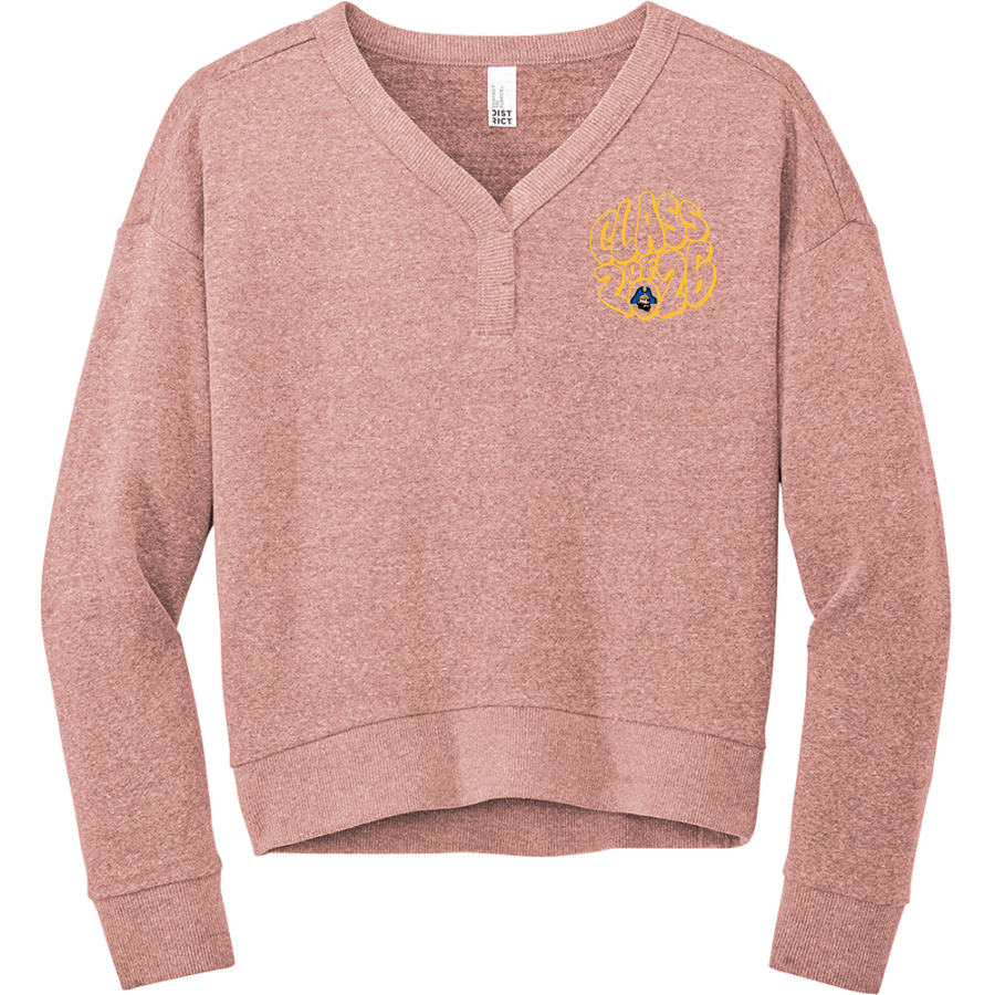 Laney Buccaneers <span class="pdp-name-mascot">Laney Buccaneers</span> District Women's Perfect Tri Fleece V-Neck Sweatshirt