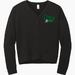 EVERGREEN PARK HIGH SCHOOL MUSTANGS <span class="pdp-name-mascot">EVERGREEN PARK MUSTANGS</span> District Women's Perfect Tri Fleece V-Neck Sweatshirt Front Thumbnail