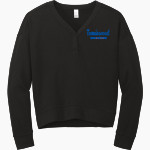 Tenniswood Tigers <span class="pdp-name-mascot">Tenniswood Elementary School Tigers</span> District Women's Perfect Tri Fleece V-Neck Sweatshirt Front Thumbnail