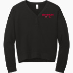 CHAMBERLAIN HIGH SCHOOL CUBS <span class="pdp-name-mascot">CHAMBERLAIN CUBS</span> District Women's Perfect Tri Fleece V-Neck Sweatshirt Front Thumbnail