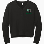 Hudson Valley Vikings <span class="pdp-name-mascot">HUDSON VALLEY VIKINGS</span> District Women's Perfect Tri Fleece V-Neck Sweatshirt Front Thumbnail