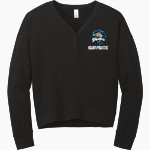 Surfside Sharks District Women's Perfect Tri Fleece V-Neck Sweatshirt Front Thumbnail