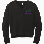 The Fair -crystal Dragons District Women's Perfect Tri Fleece V-Neck Sweatshirt Front Thumbnail