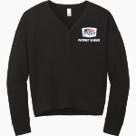 Patriot League Patriot League <span class="pdp-name-mascot">Patriot League</span> District Women's Perfect Tri Fleece V-Neck Sweatshirt Front Thumbnail