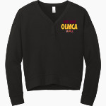 OLMCA Wildcats District Women's Perfect Tri Fleece V-Neck Sweatshirt Front Thumbnail