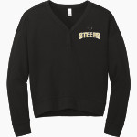 BIG SPRING HIGH SCHOOL STEERS <span class="pdp-name-mascot">BIG SPRING STEERS</span> District Women's Perfect Tri Fleece V-Neck Sweatshirt Front Thumbnail