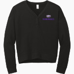 Birmingham Thunderbolts Premier SOFTBALL <span class="pdp-name-mascot">Birmingham Thunderbolts Softball</span> District Women's Perfect Tri Fleece V-Neck Sweatshirt Front Thumbnail