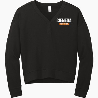 District Women's Perfect Tri Fleece V-Neck Sweatshirt