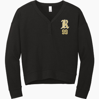 District Women's Perfect Tri Fleece V-Neck Sweatshirt