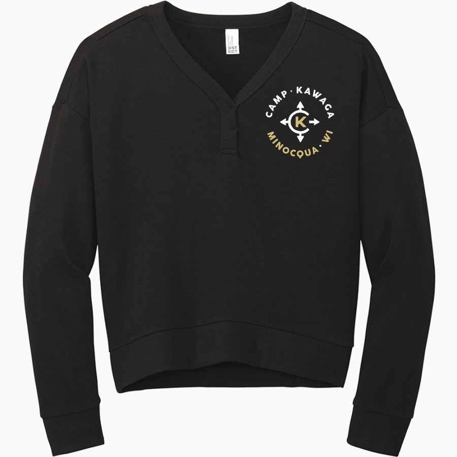 Camp Kawaga Sideline Store <span class="pdp-name-mascot">Camp Kawaga</span> District Women's Perfect Tri Fleece V-Neck Sweatshirt