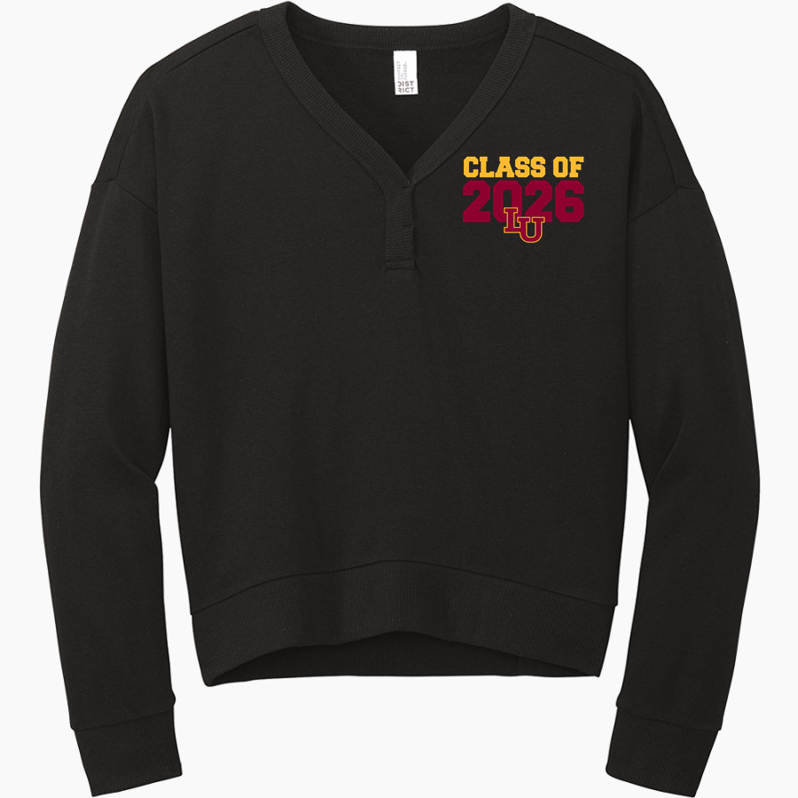 Lincoln Oaks <span class="pdp-name-mascot">Lincoln University Oaks</span> District Women's Perfect Tri Fleece V-Neck Sweatshirt