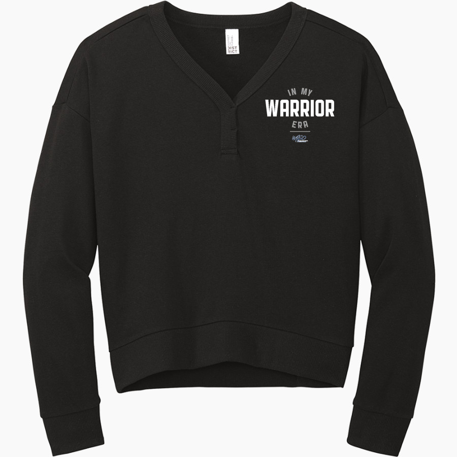 T H WILLIAMS HIGH SCHOOL WARRIORS <span class="pdp-name-mascot">T H WILLIAMS WARRIORS</span> District Women's Perfect Tri Fleece V-Neck Sweatshirt
